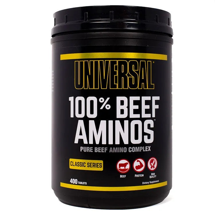 100% Beef Aminos - 400 tablets - Universal Nutrition - Sporto papildai