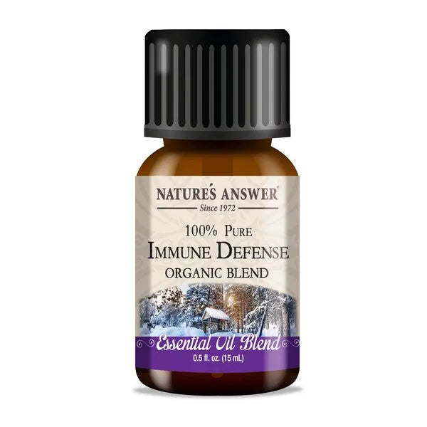 100% Pure Immune Defense Blend Essential Oil - 15 ml - Nature’s Answer - Papildai