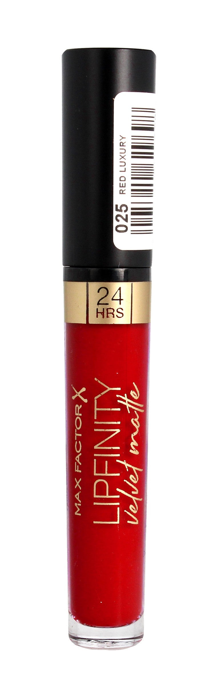 Max Factor Lipfinity Velvet Matte Liquid Lipstick No. 025 Red Luxury 3.5g | Vaistine1.lt | WestPharmacy.eu