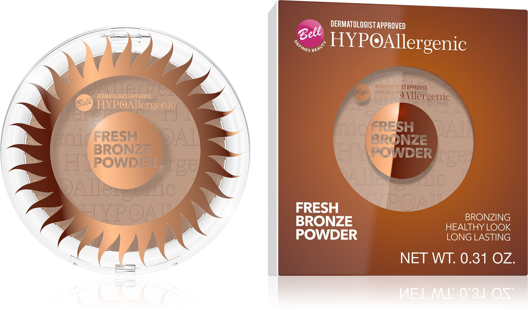 Bell Hypoallergenic Fresh Bronze Bronzing Powder no. 02 1pc | Vaistine1.lt | WestPharmacy.eu