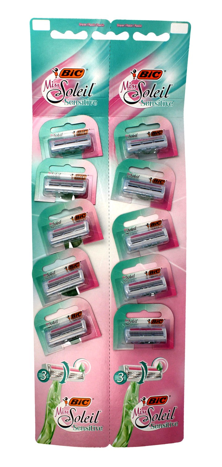 Bic Shaving Razor Miss Soleil Sensitive 1op.-10pcs | Vaistine1.lt | WestPharmacy.eu