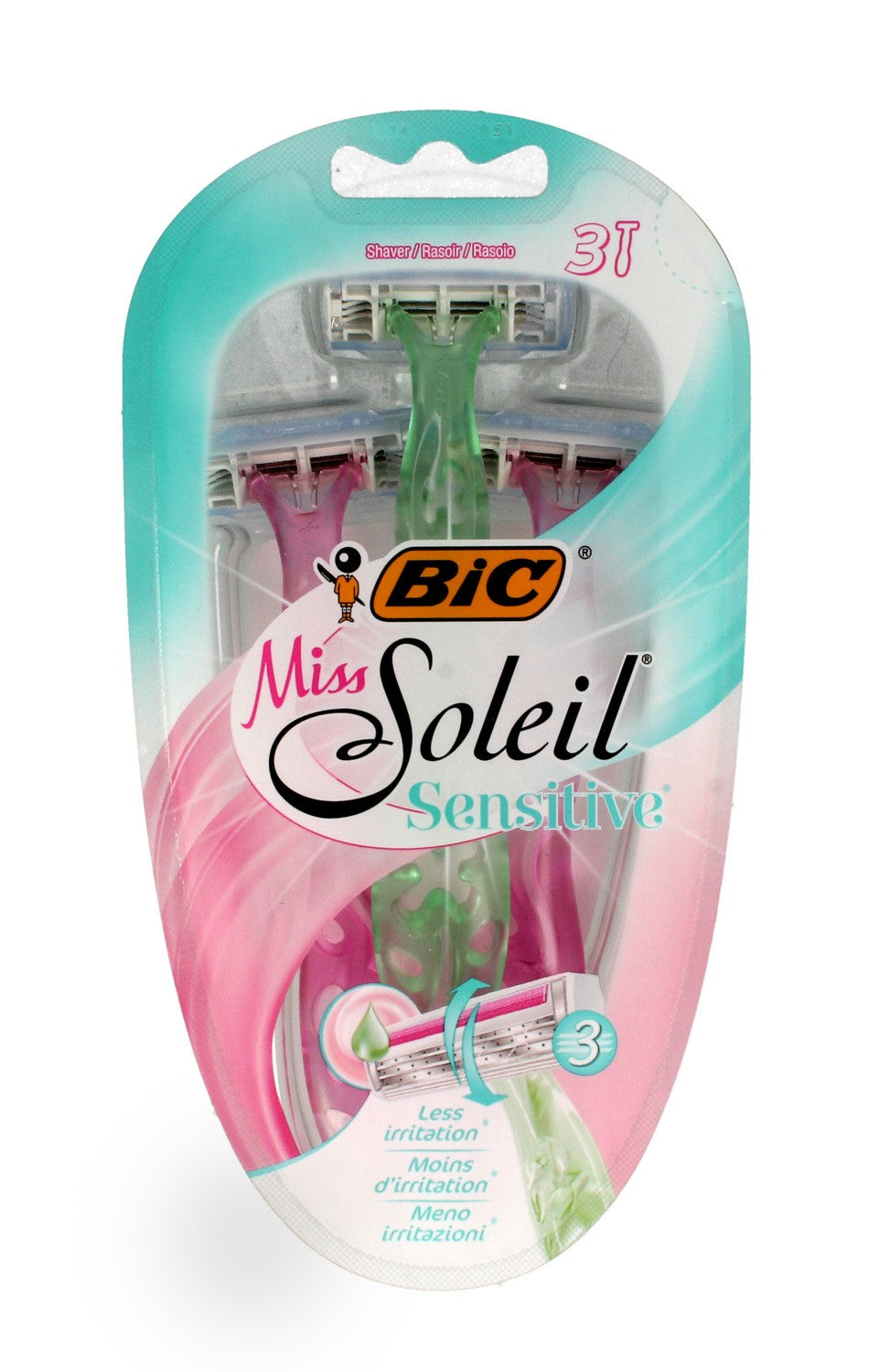 Bic Miss Soleil 3 Sensitive Shaver 1 pack - 3 pieces | Vaistine1.lt | WestPharmacy.eu