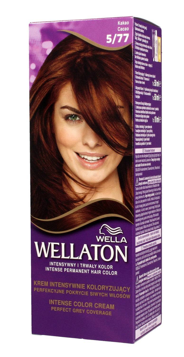Wella Wellaton Intense Coloring Cream No. 5/77 Cocoa 1pc. | Vaistine1.lt | WestPharmacy.eu