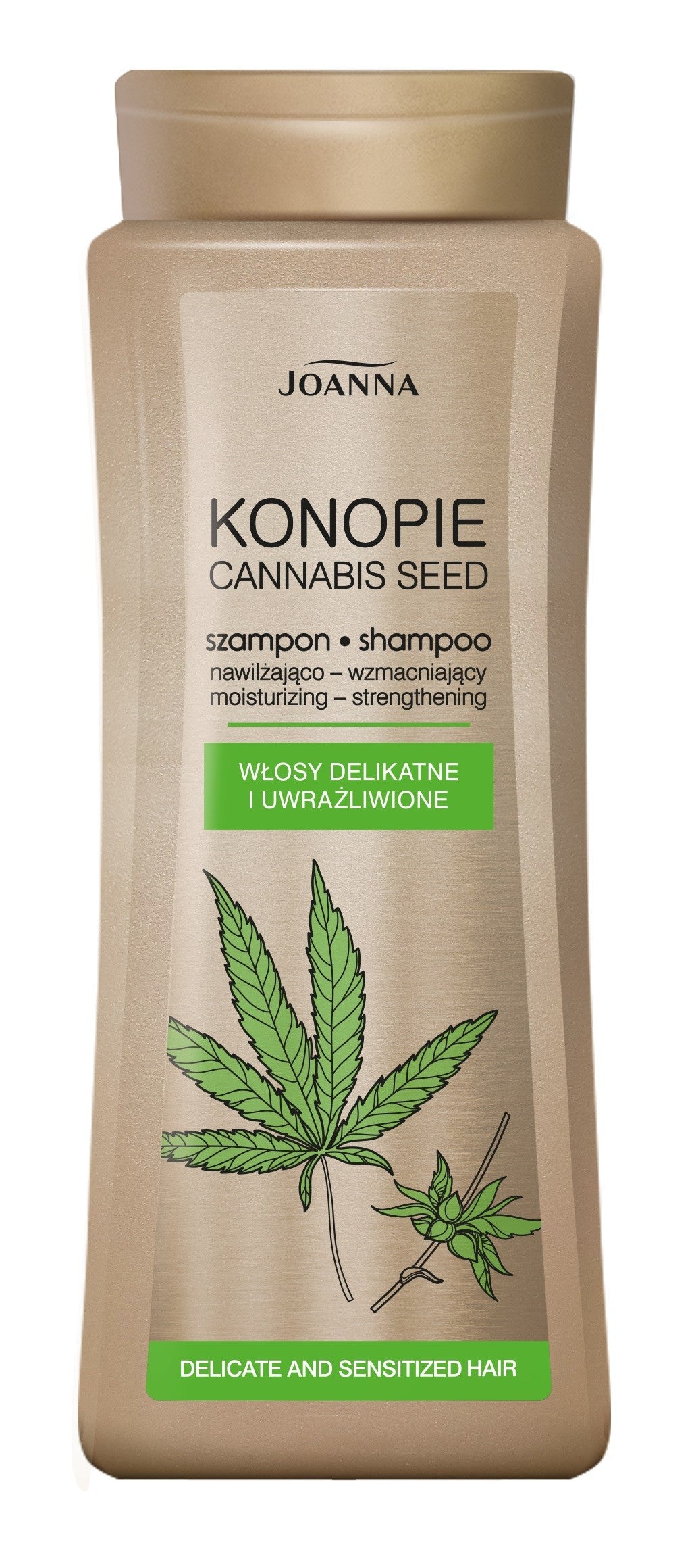 Joanna Konopie Moisturizing and Strengthening Shampoo for Delicate Hair 400ml | Vaistine1.lt | WestPharmacy.eu