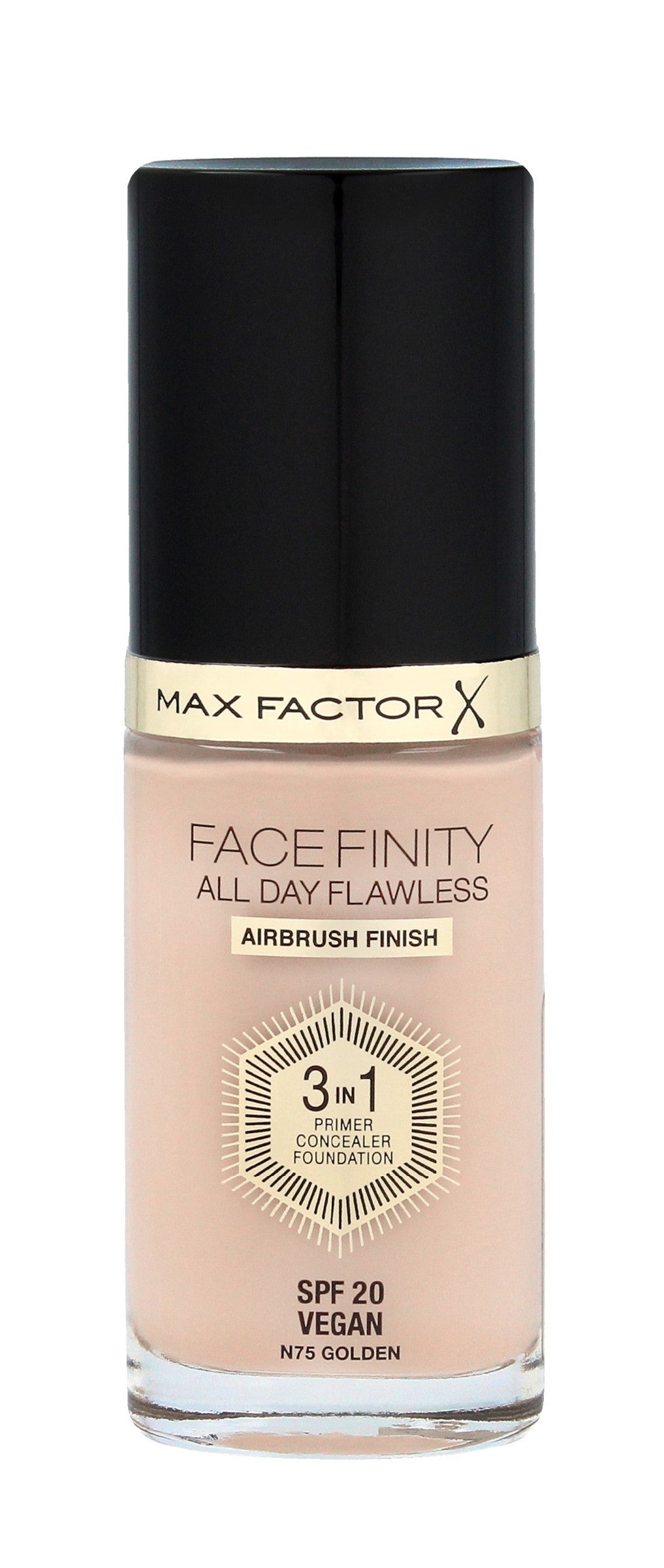 MAX FACTOR FACEFINITY 3-in-1 Foundation No. 75 Golden 30ml | Vaistine1.lt | WestPharmacy.eu
