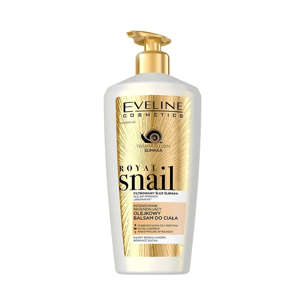 Eveline Royal Snail Intensively regenerating oil body balm 3in1 350ml | Vaistine1.lt | WestPharmacy.eu
