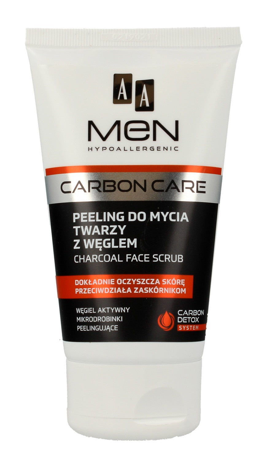 AA Men Carbon Care Facial cleansing scrub with carbon 150ml | Vaistine1.lt | WestPharmacy.eu