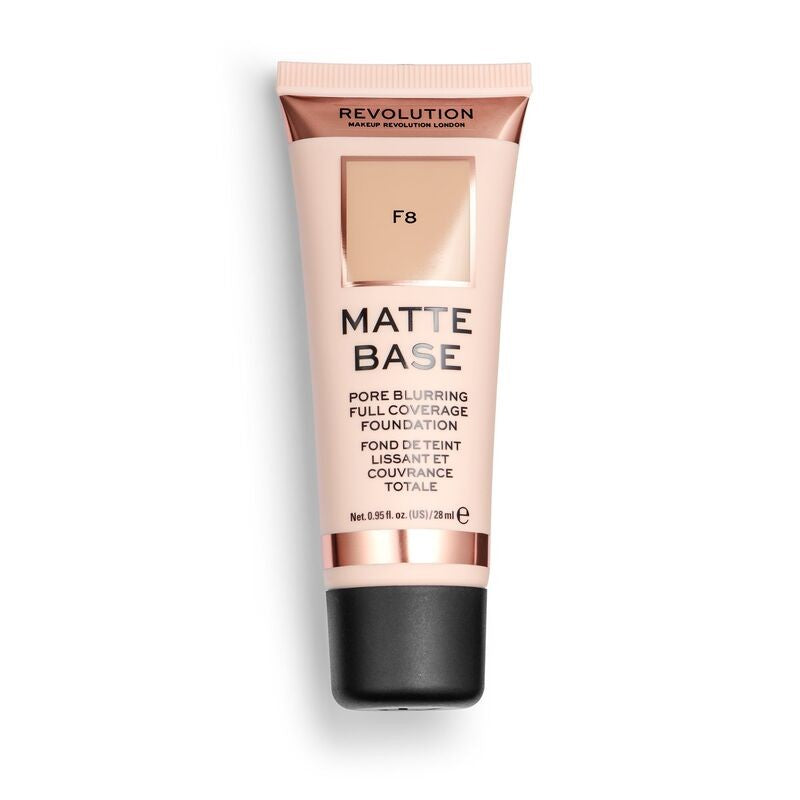 Makeup Revolution Mattifying Foundation Matte Base Foundation F8 28 ml | Vaistine1.lt | WestPharmacy.eu