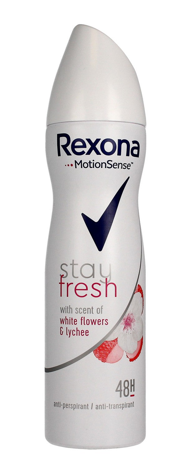 Rexona Stay Fresh Woman Deodorant spray White Flowers & Lychee 150ml | Vaistine1.lt | WestPharmacy.eu