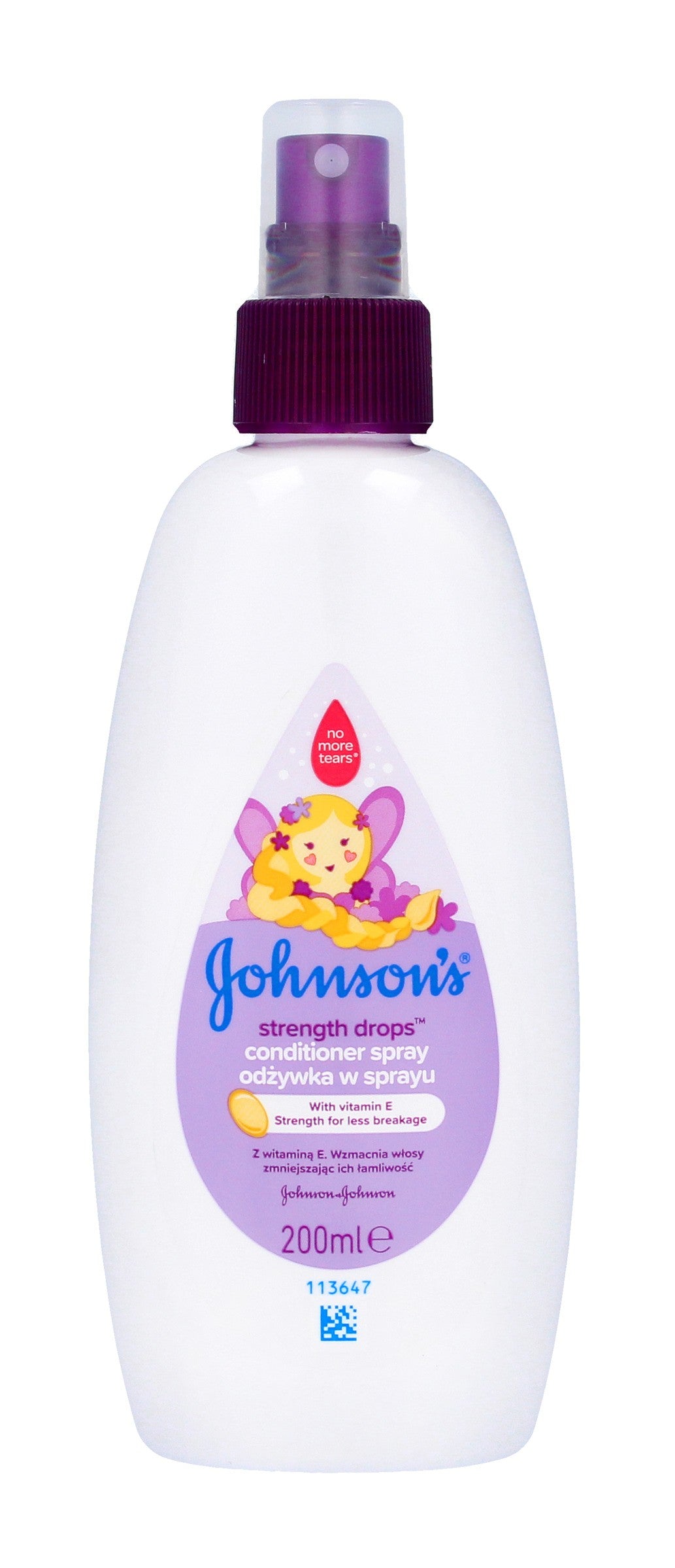 Johnson's Baby Strength Drops Hair Spray Conditioner 200ml | Vaistine1.lt | WestPharmacy.eu