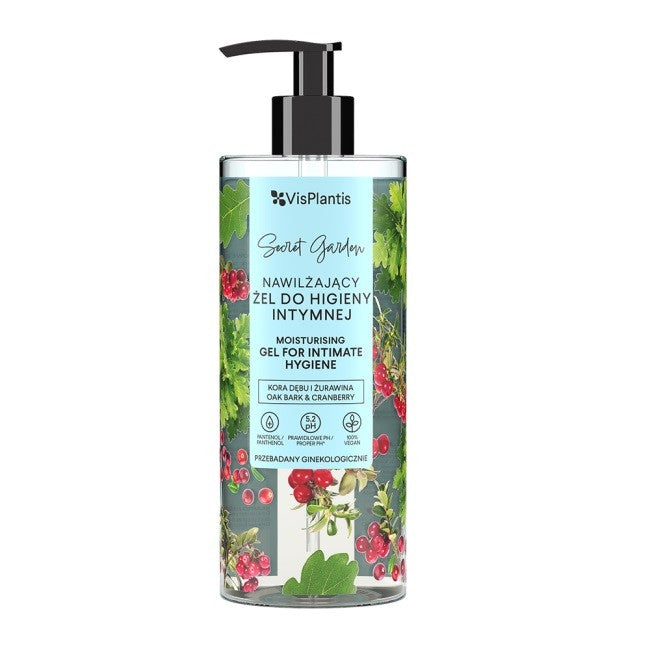 Vis Plantis Herbal Vital Care Intimate Hygiene Gel Oak Bark + Cranberry 300ml | Vaistine1.lt | WestPharmacy.eu