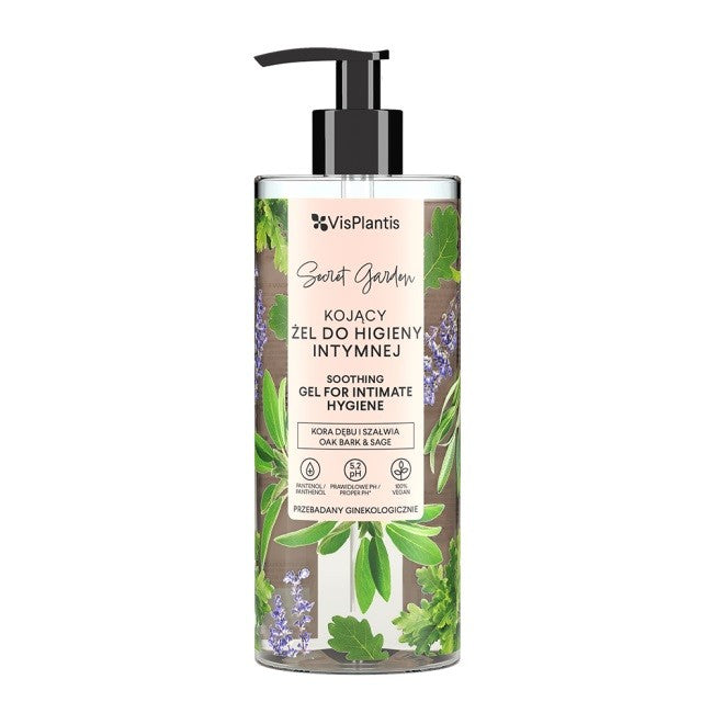 Vis Plantis Herbal Vital Care Intimate Hygiene Gel Oak Bark + Sage 300ml | Vaistine1.lt | WestPharmacy.eu