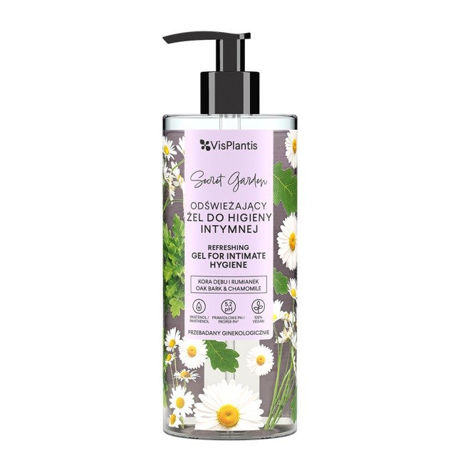 Vis Plantis Herbal Vital Care Intimate Hygiene Gel Oak Bark + Chamomile 300ml | Vaistine1.lt | WestPharmacy.eu