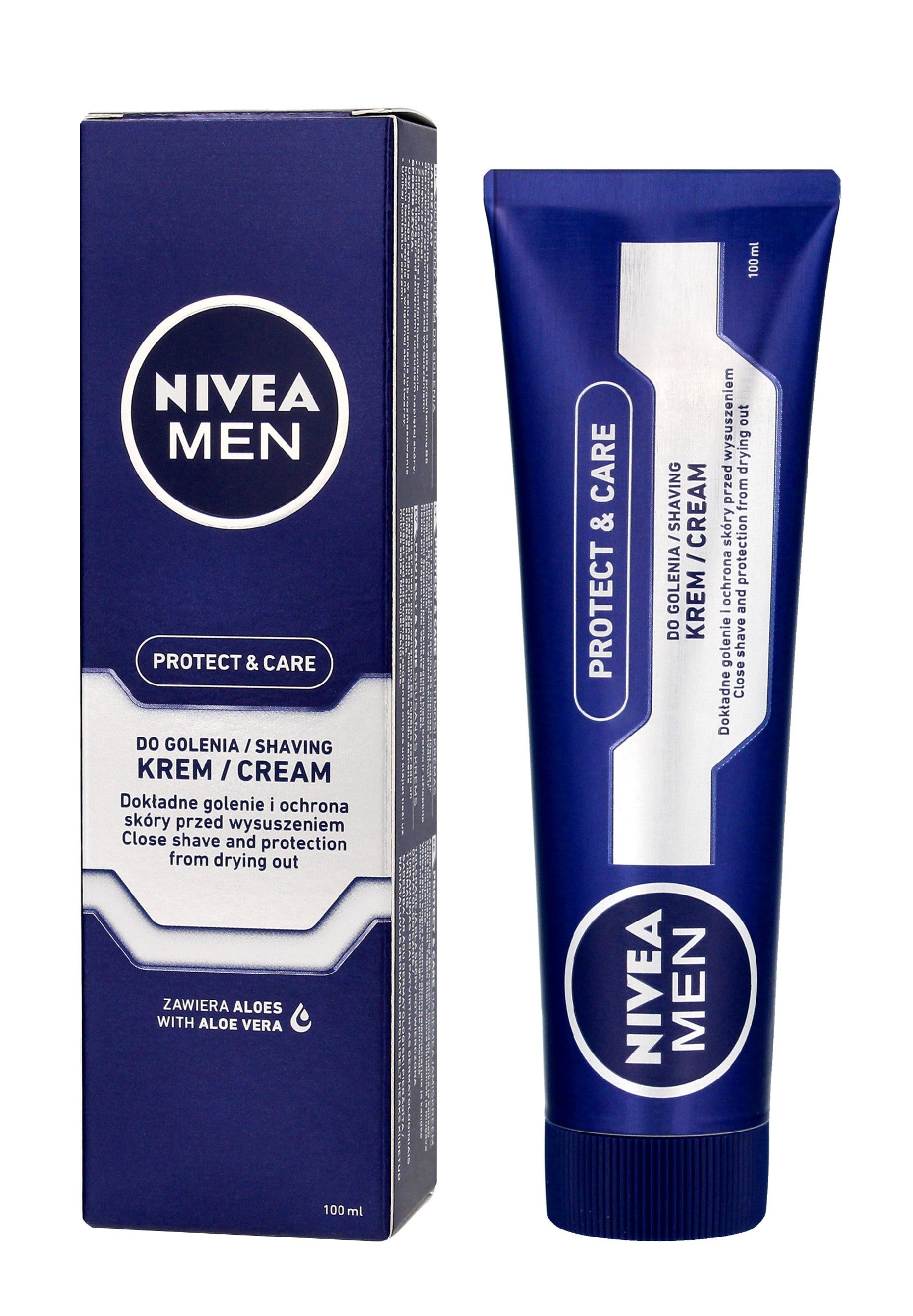 NIVEA FOR MEN Protective Shaving Cream Protect & Care 100ml | Vaistine1.lt | WestPharmacy.eu
