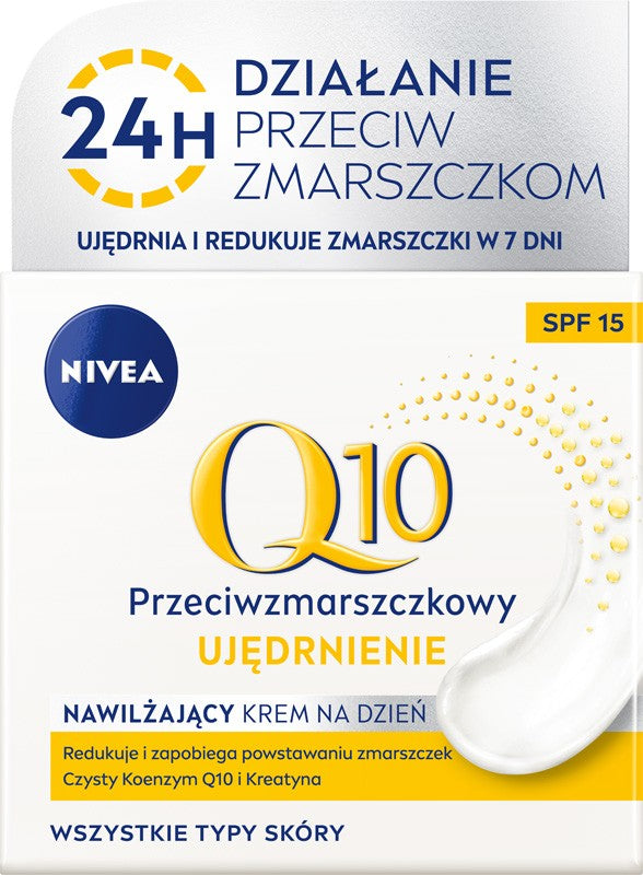 Nivea Q10 Power Anti-wrinkle + firming day cream SPF 15 50ml | Vaistine1.lt | WestPharmacy.eu