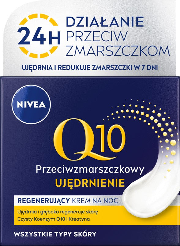 Nivea Q10 Power Anti-wrinkle+ firming night cream 50ml | Vaistine1.lt | WestPharmacy.eu