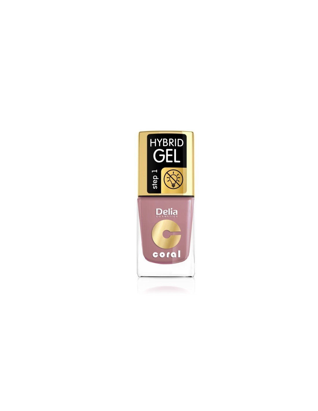 Delia Cosmetics Coral Hybrid Gel Nail Polish No. 44 Tea Rose 11ml | Vaistine1.lt | WestPharmacy.eu