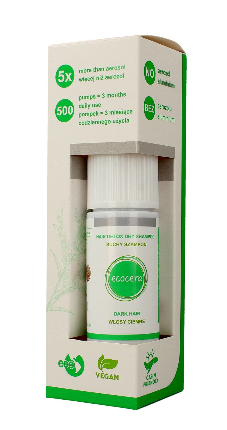 ECOCERA Dry shampoo for dark hair 15g | Vaistine1.lt | WestPharmacy.eu