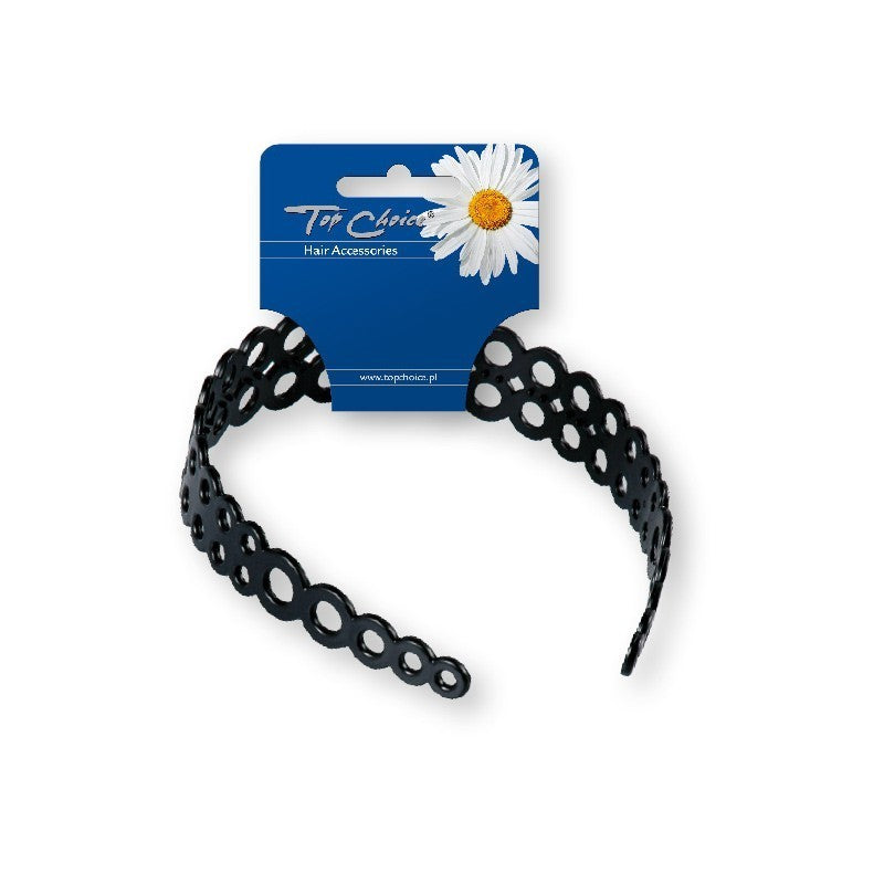 Top Choice Openwork hairband, black (27833) 1 pc | Vaistine1.lt | WestPharmacy.eu