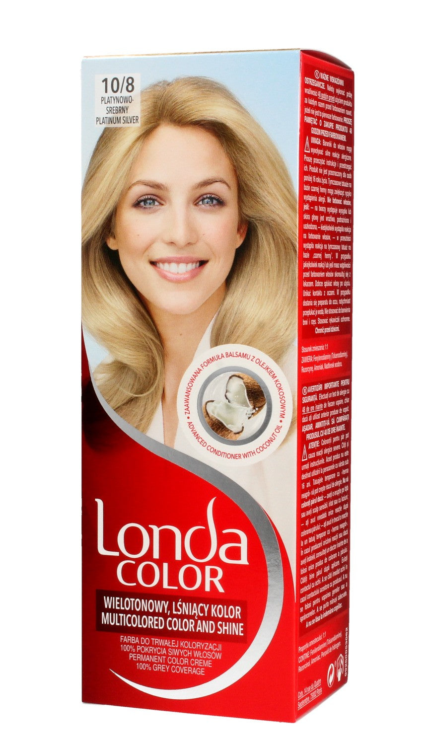 Londacolor Cream Hair Dye No. 10/8 Platinum-Silver 1op. | Vaistine1.lt | WestPharmacy.eu