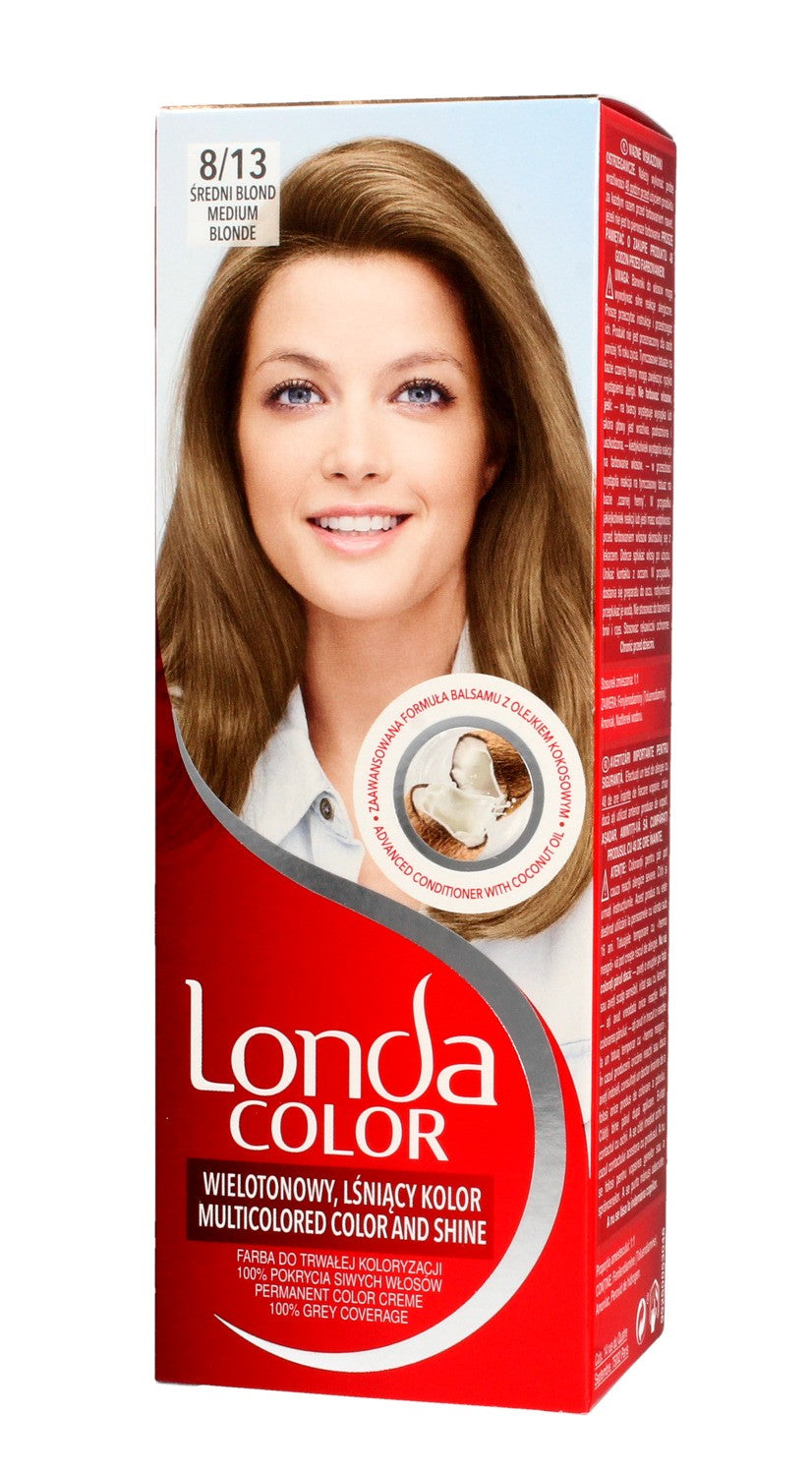 Londacolor Cream Hair Dye No. 8/13 Medium Blonde 1pc. | Vaistine1.lt | WestPharmacy.eu