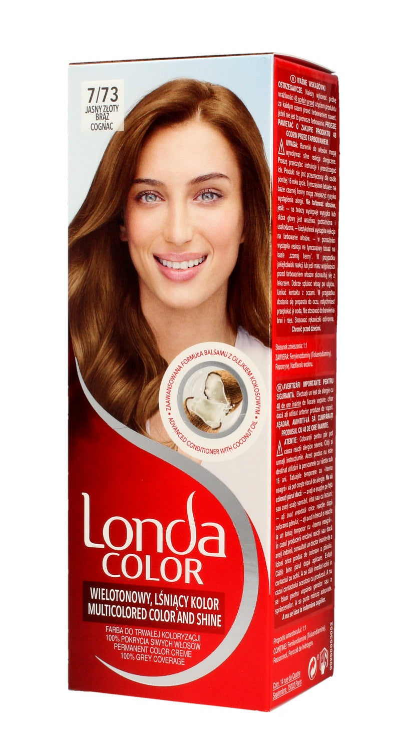 Londacolor Cream Hair Dye No. 7/73 Light Golden Brown 1pc. | Vaistine1.lt | WestPharmacy.eu