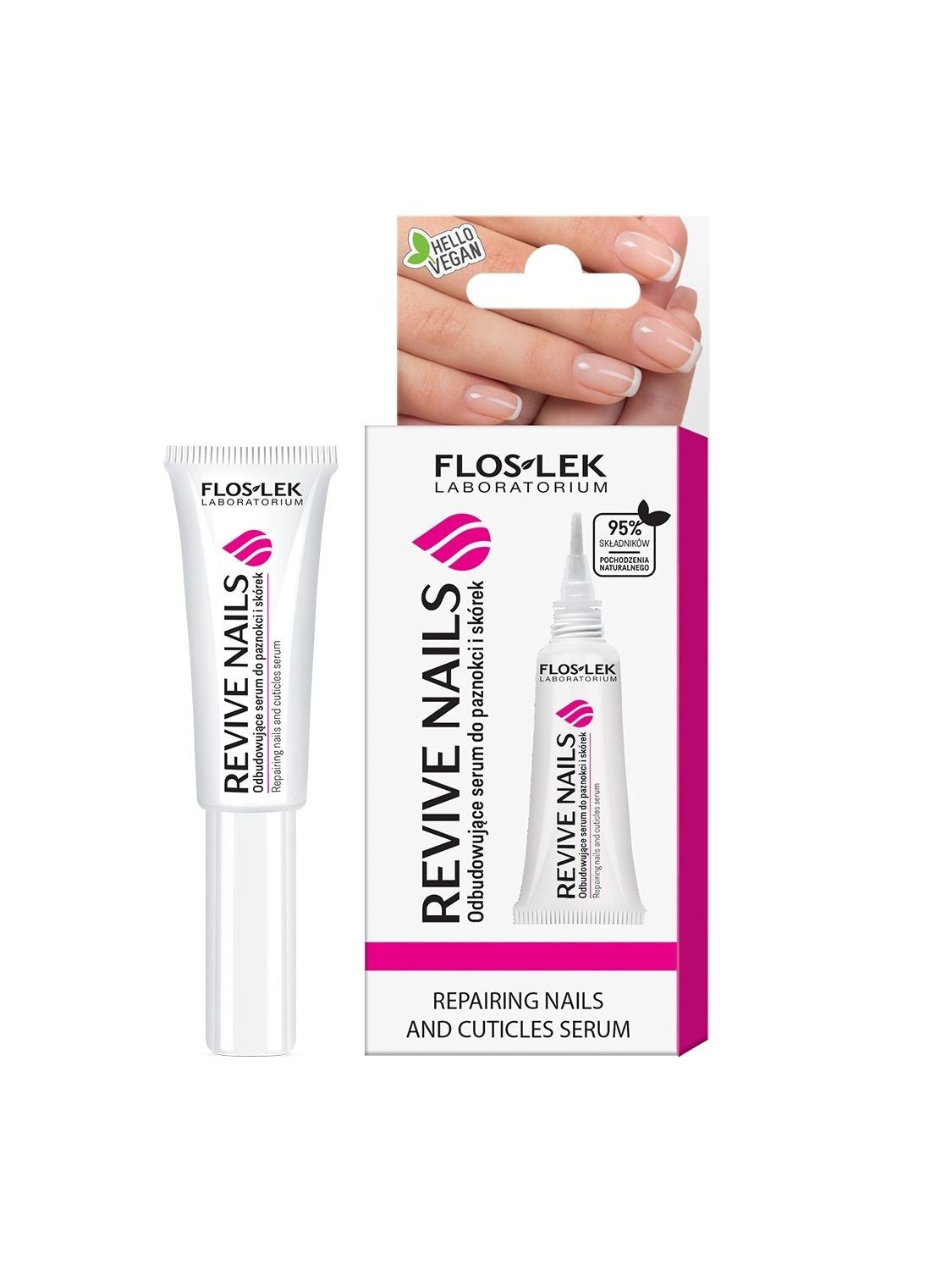 Floslek Revive Nails Serum rebuilding for nails and cuticles 8ml | Vaistine1.lt | WestPharmacy.eu