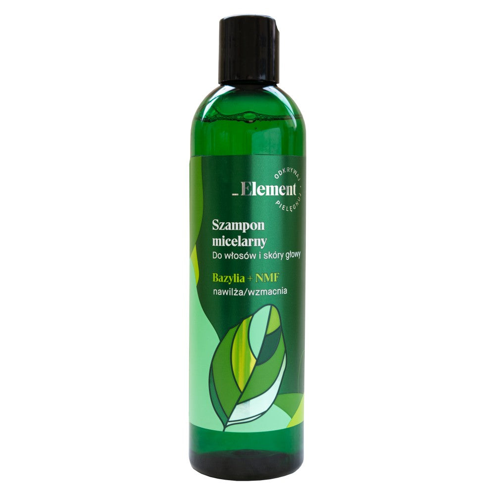 Vis Plantis Basil Element Micellar Shampoo for Hair and Scalp Basil+NMF 300ml | Vaistine1.lt | WestPharmacy.eu