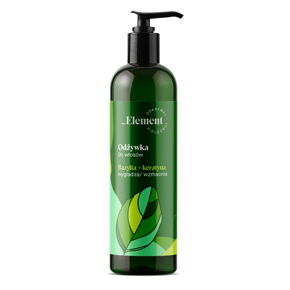Vis Plantis Basil Element Strengthening Hair Conditioner Basil+Keratin 300ml | Vaistine1.lt | WestPharmacy.eu