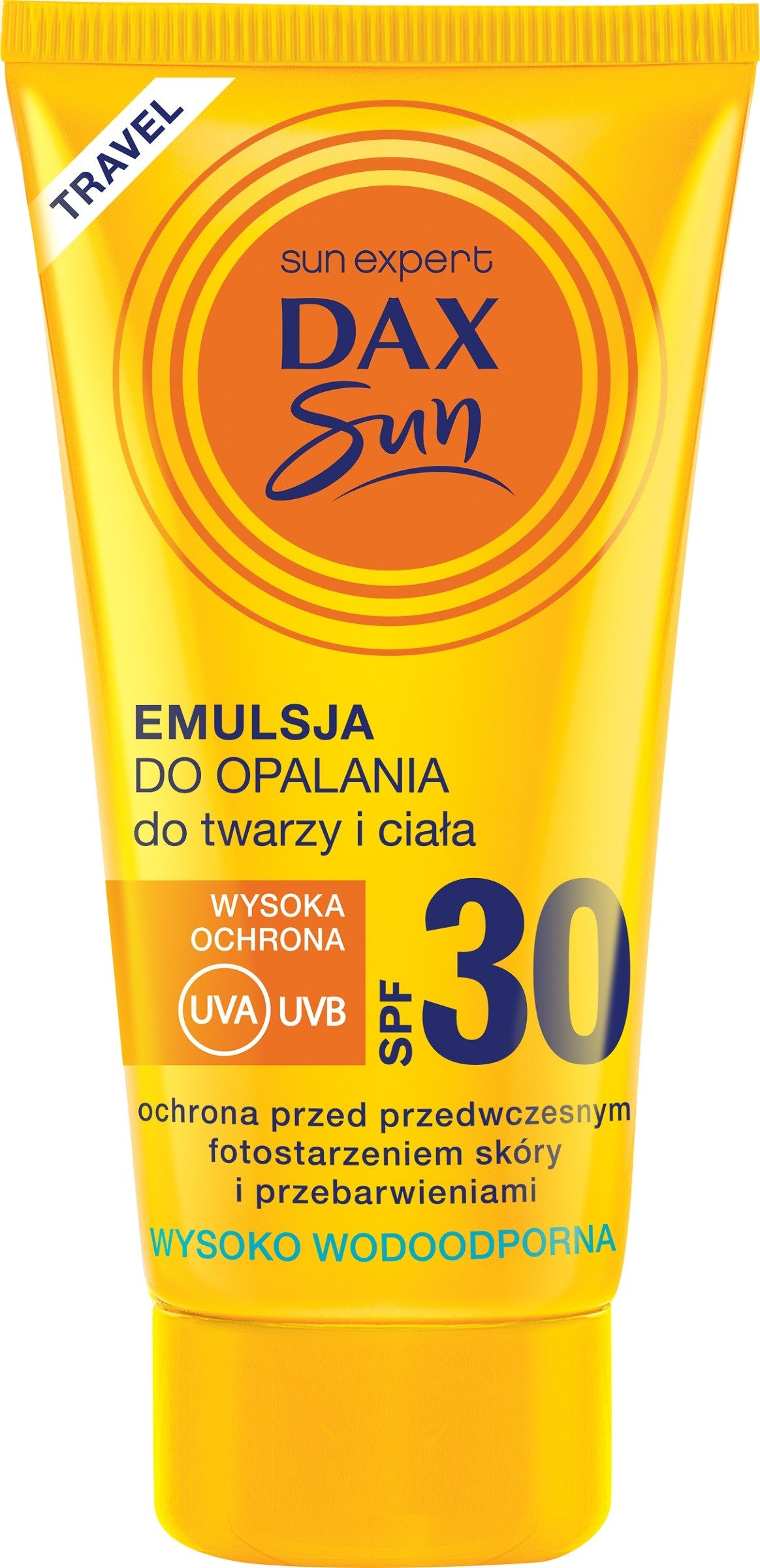 Dax Sun Face and Body Sunscreen Emulsion SPF 30 travel-50ml | Vaistine1.lt | WestPharmacy.eu