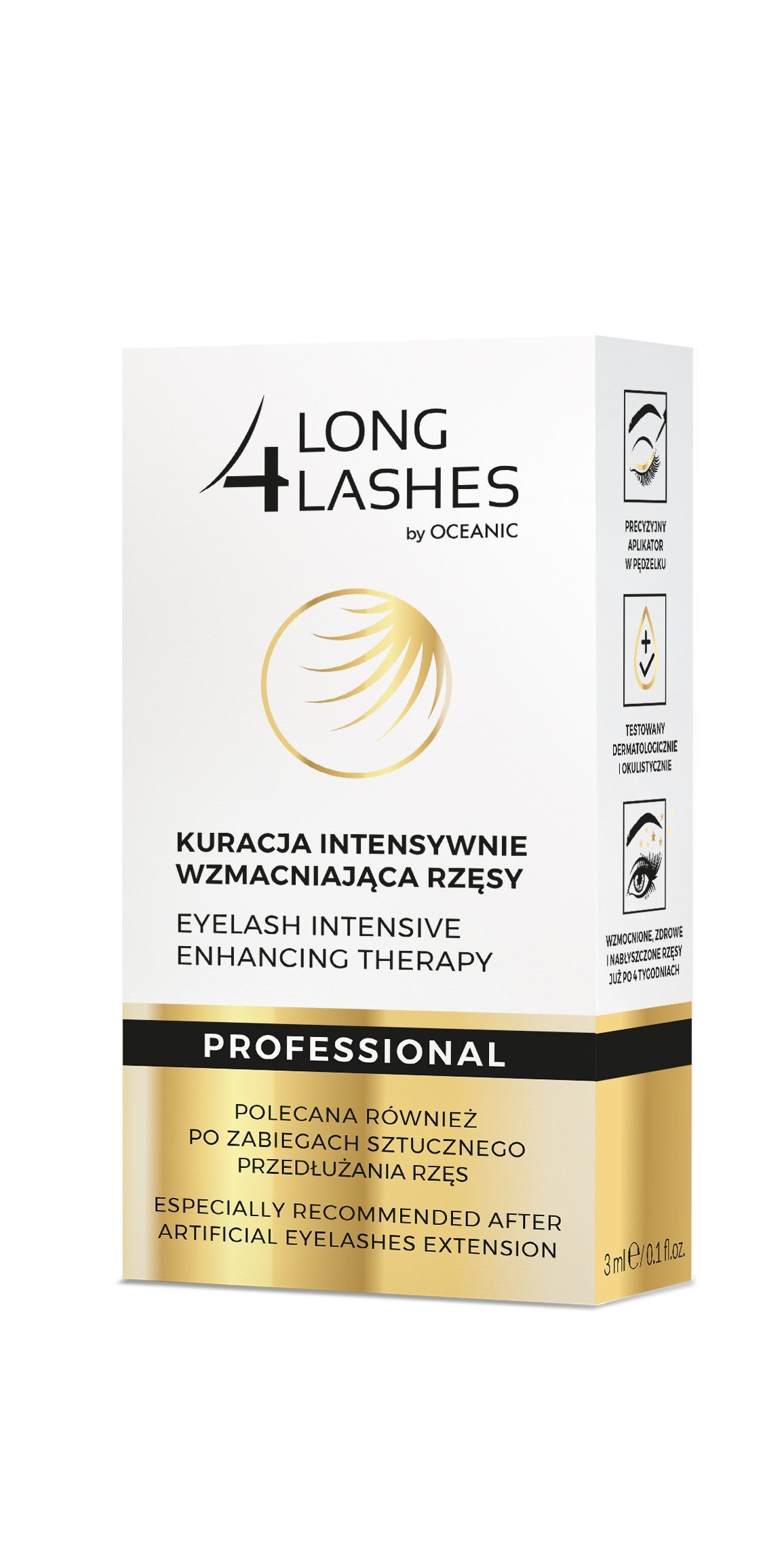 Long 4 Lashes Intensive Strengthening Treatment for Eyelashes 3ml | Vaistine1.lt | WestPharmacy.eu