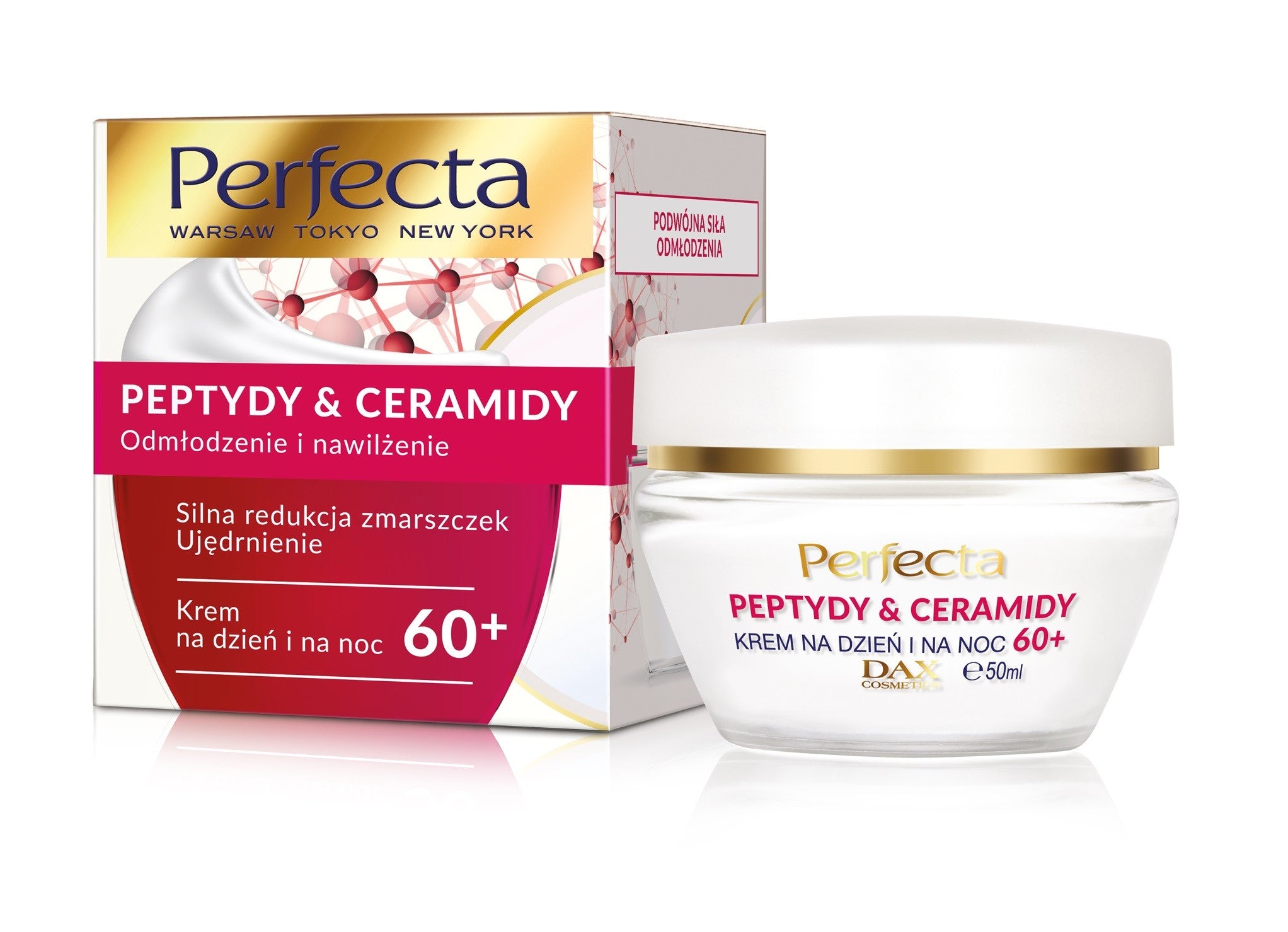 Perfect Peptides & Ceramides 60+ Day and Night Cream Strong Wrinkle Reduction and Firming 50ml | Vaistine1.lt | WestPharmacy.eu