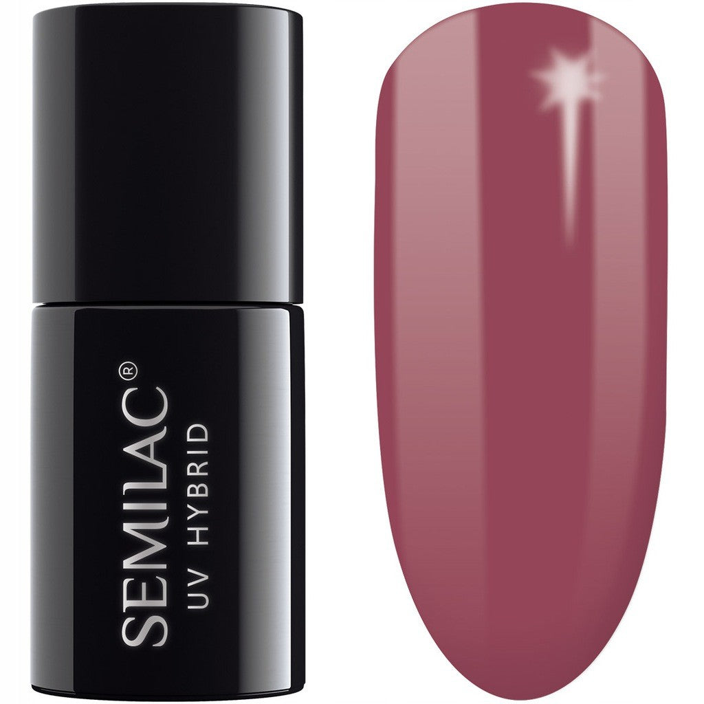 SEMILAC Hybrid Nail Polish 005 Berry Nude - 7 ml | Vaistine1.lt | WestPharmacy.eu