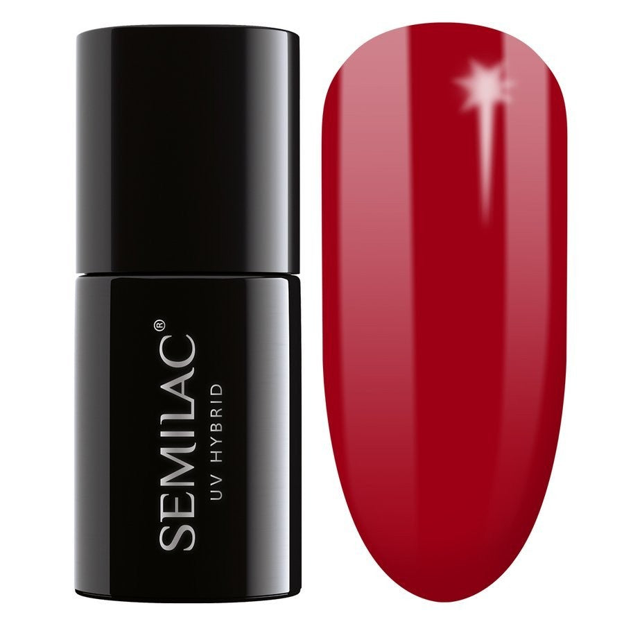 SEMILAC Hybrid Nail Polish 027 Intense Red - 7 ml | Vaistine1.lt | WestPharmacy.eu