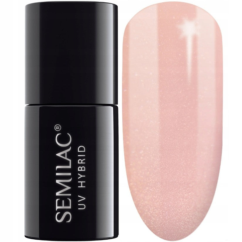 SEMILAC Hybrid Varnish 054 Pale Peach Glow - TRANSPARENT - 7 ml | Vaistine1.lt | WestPharmacy.eu