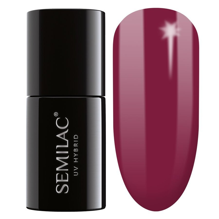 SEMILAC Hybrid Nail Polish 098 Elegant Cherry - 7 ml | Vaistine1.lt | WestPharmacy.eu