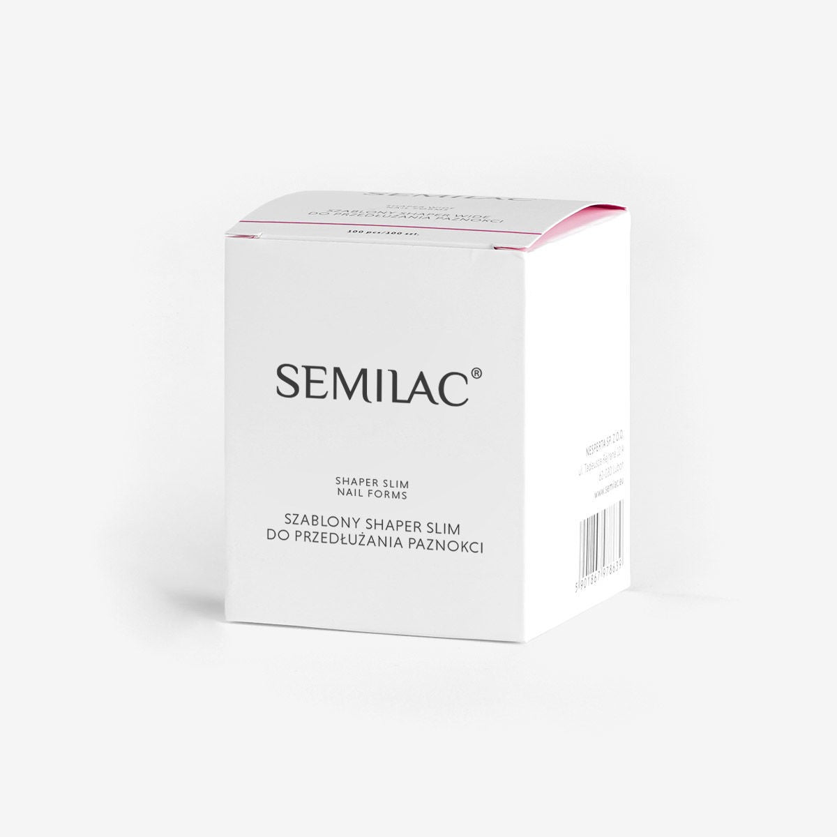 SEMILAC NARROW EXTENSION TEMPLATE SEMI HARDI SLIM 100PCS | Vaistine1.lt | WestPharmacy.eu