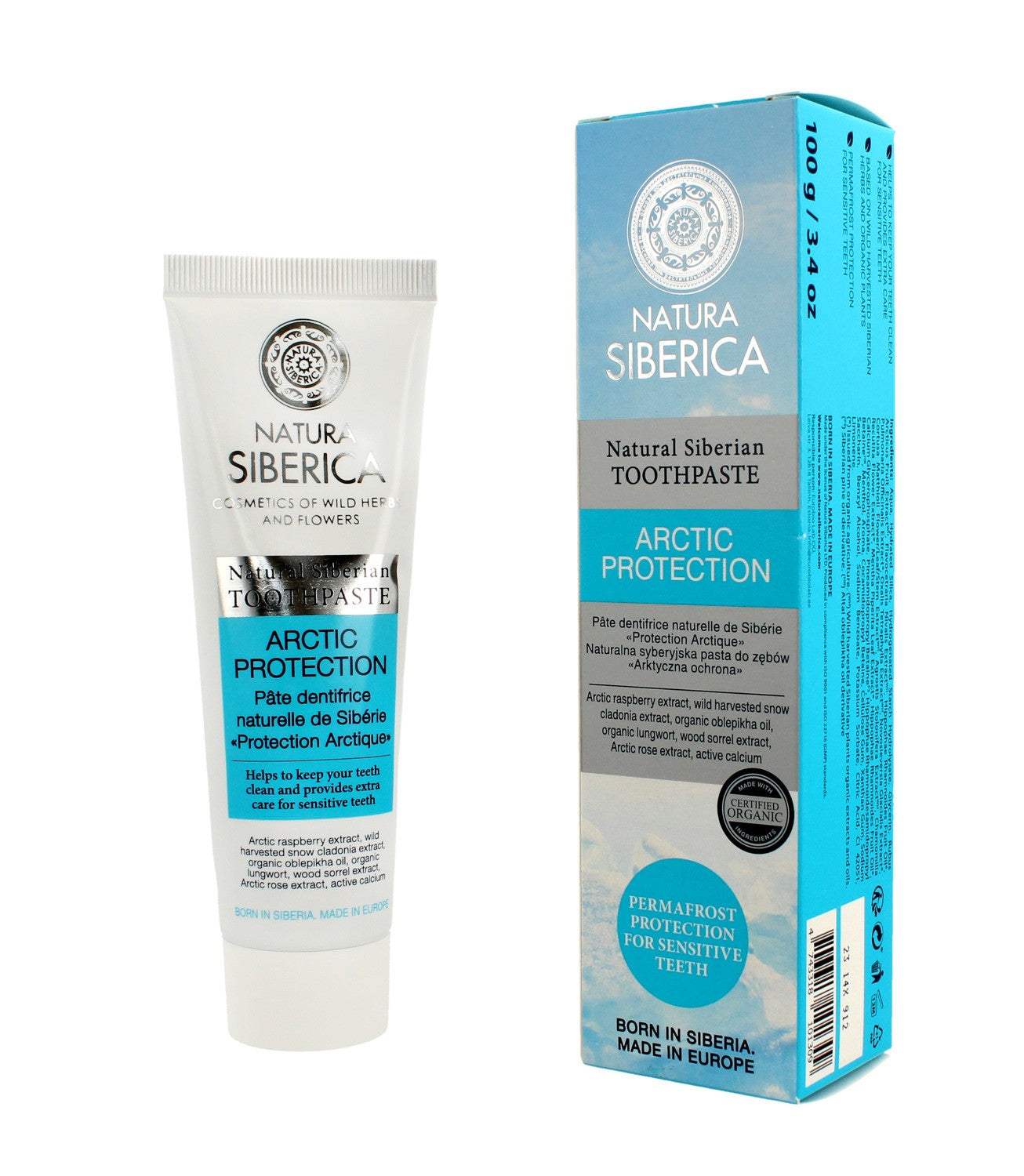 Siberica Natura Protective Toothpaste for Sensitive Teeth 100 g | Vaistine1.lt | WestPharmacy.eu