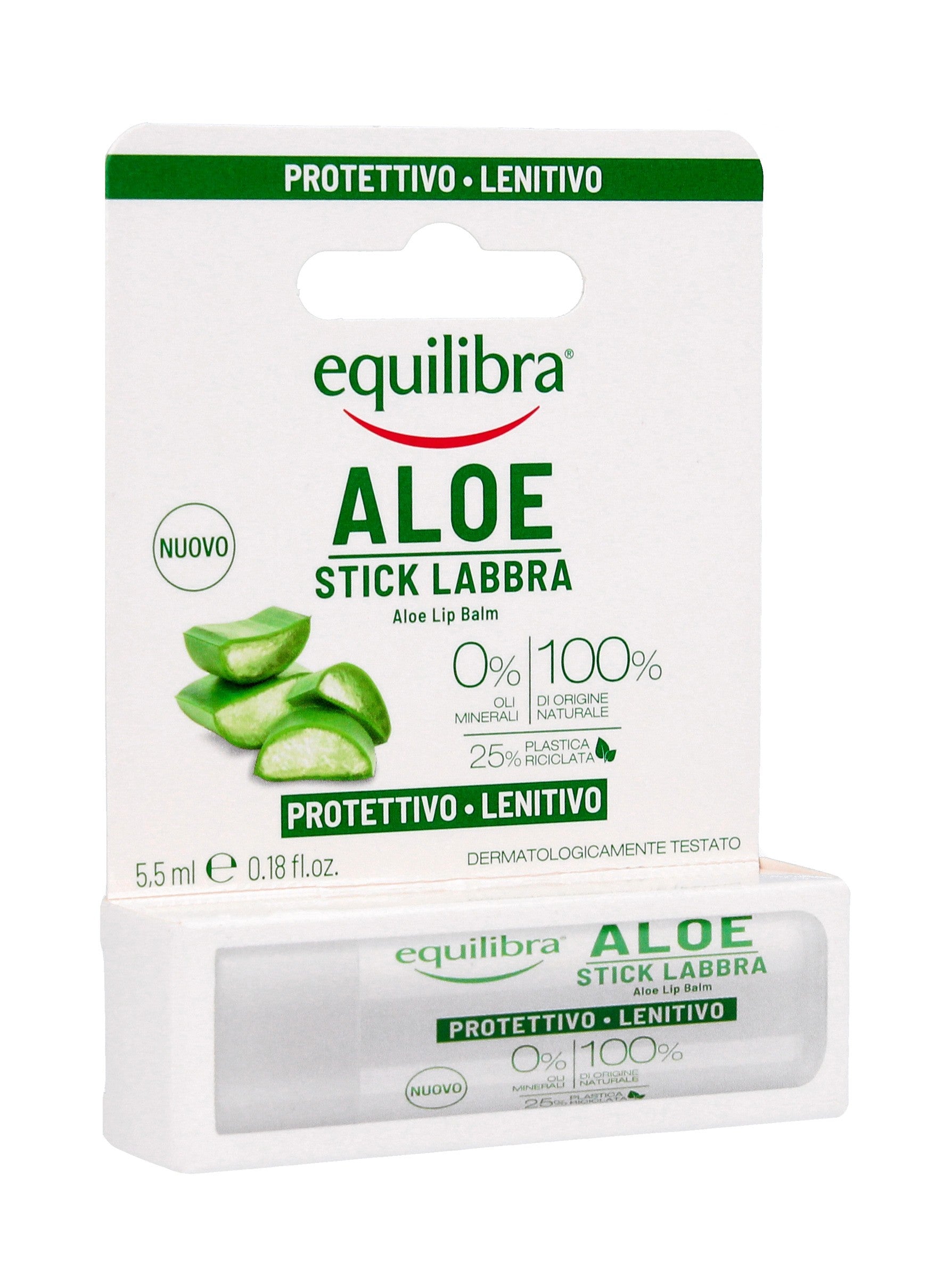 EQUILIBRA Aloe lip balm stick 5.5ml | Vaistine1.lt | WestPharmacy.eu
