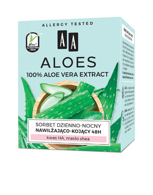AA ALOES Moisturizing and soothing sorbet 50ml | Vaistine1.lt | WestPharmacy.eu
