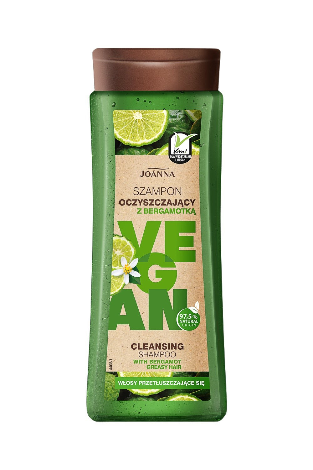 JOANNA VEGAN Bergamotka Cleansing Shampoo 300ml | Vaistine1.lt | WestPharmacy.eu