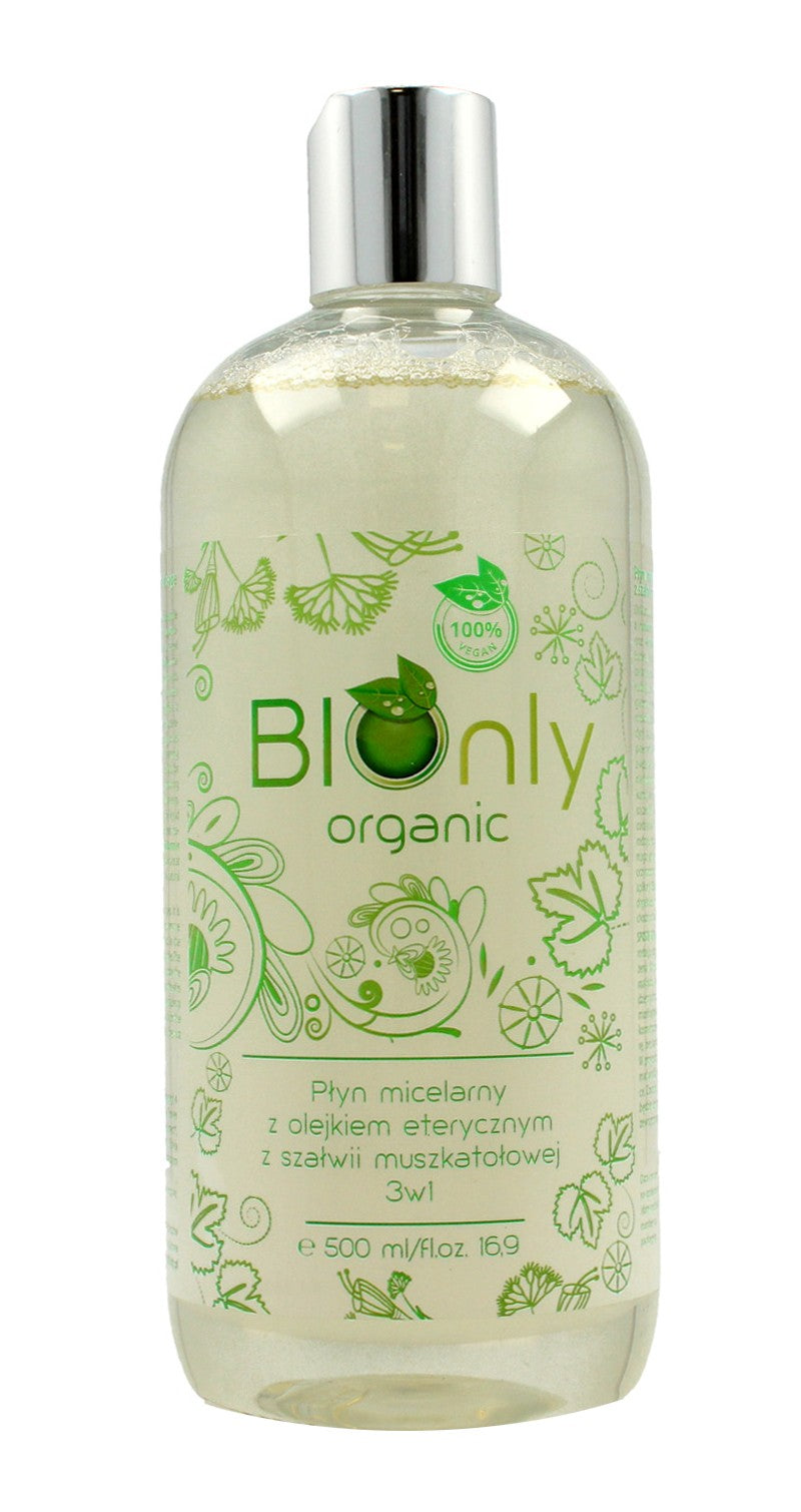 BIOnly Organic Micellar Liquid 3in1 | Vaistine1.lt | WestPharmacy.eu
