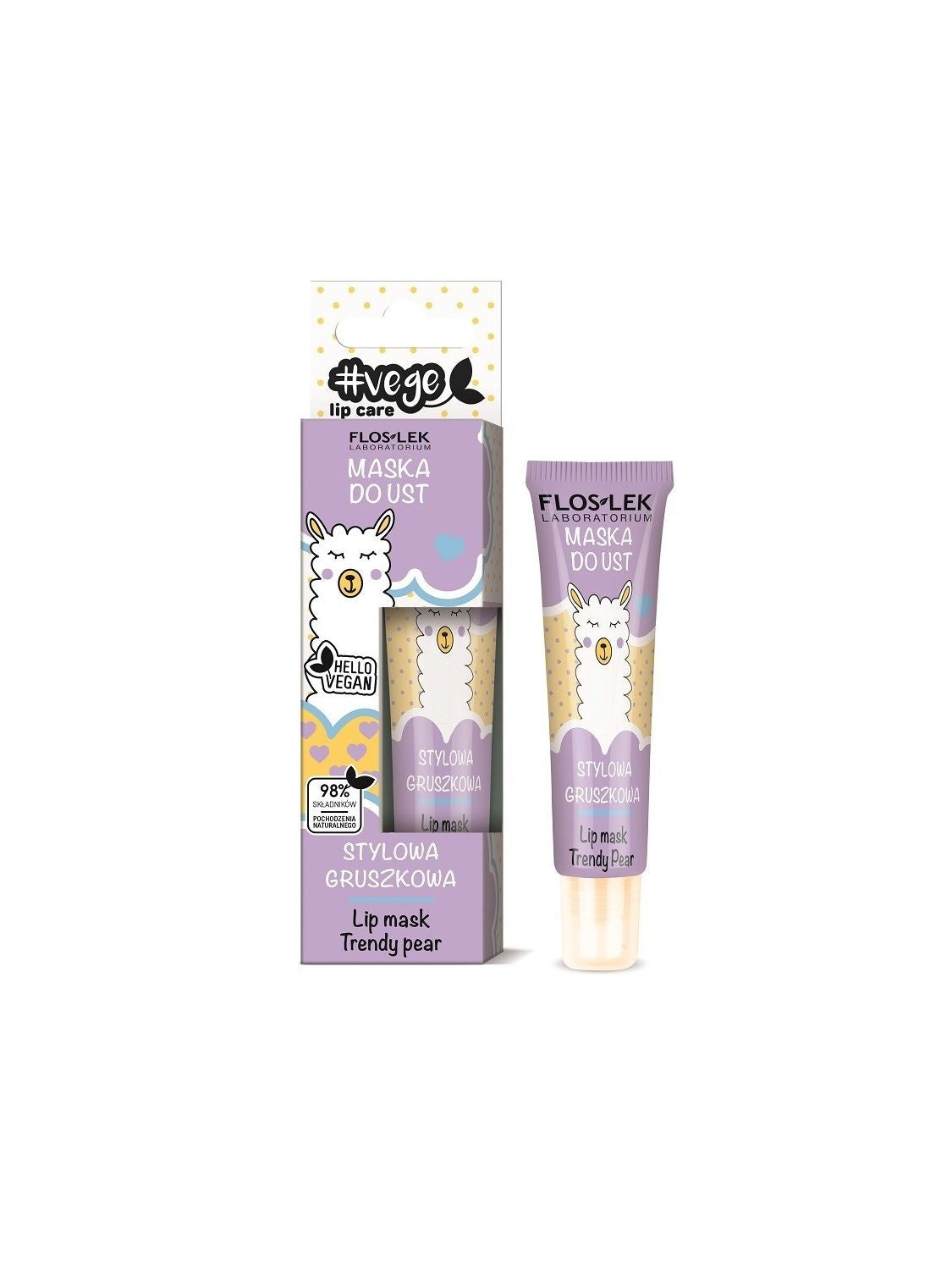 FLOS LIP CARE VEGE Pear-shaped lip mask | Vaistine1.lt | WestPharmacy.eu