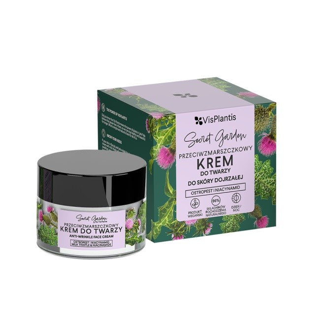 Vis Plantis Cream anti-wrinkle for day and night Milk Thistle - first signs of aging 50ml | Vaistine1.lt | WestPharmacy.eu