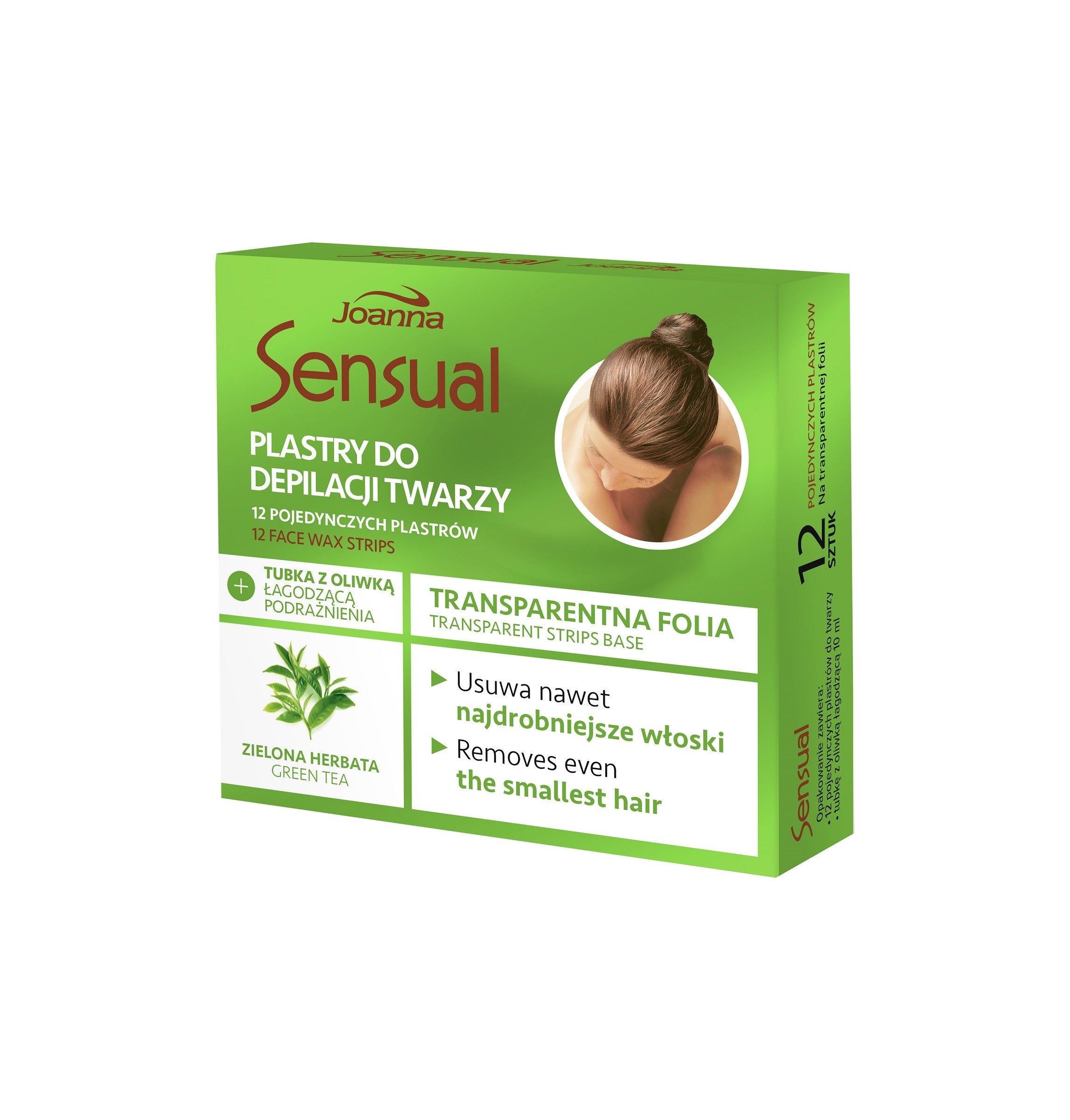 Joanna Sensual Face Depilation Plasters Green Tea transparent | Vaistine1.lt | WestPharmacy.eu