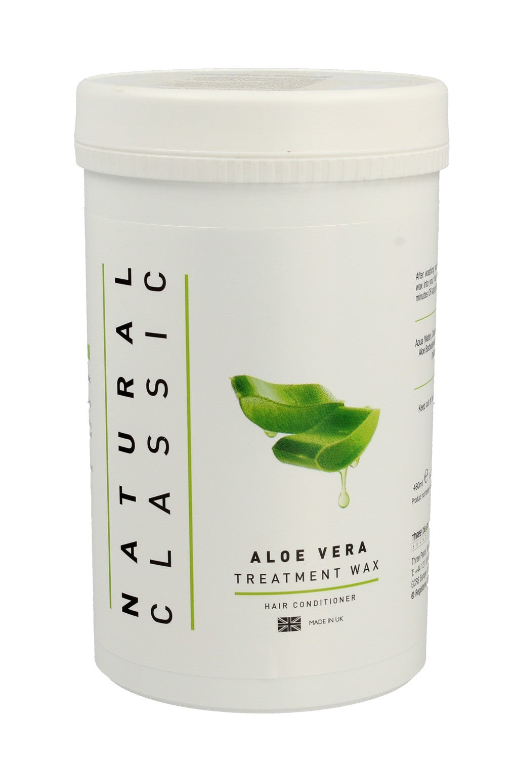 Natural Classic Aloe Vera Treatment Wax Hair Wax 480ml | Vaistine1.lt | WestPharmacy.eu