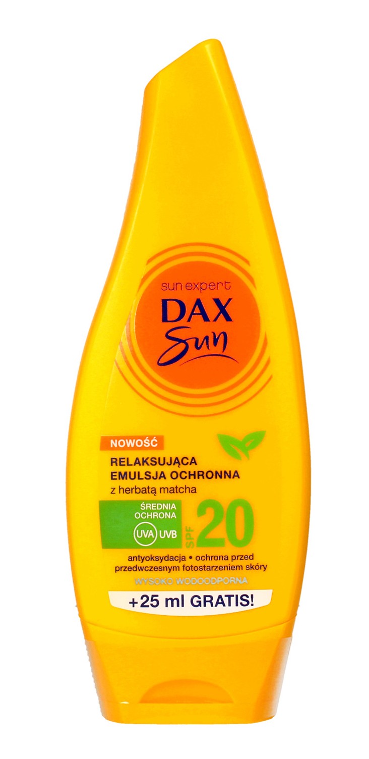 Dax Sun Relaxing Protective Emulsion with Matcha Tea SPF 20 175ml | Vaistine1.lt | WestPharmacy.eu