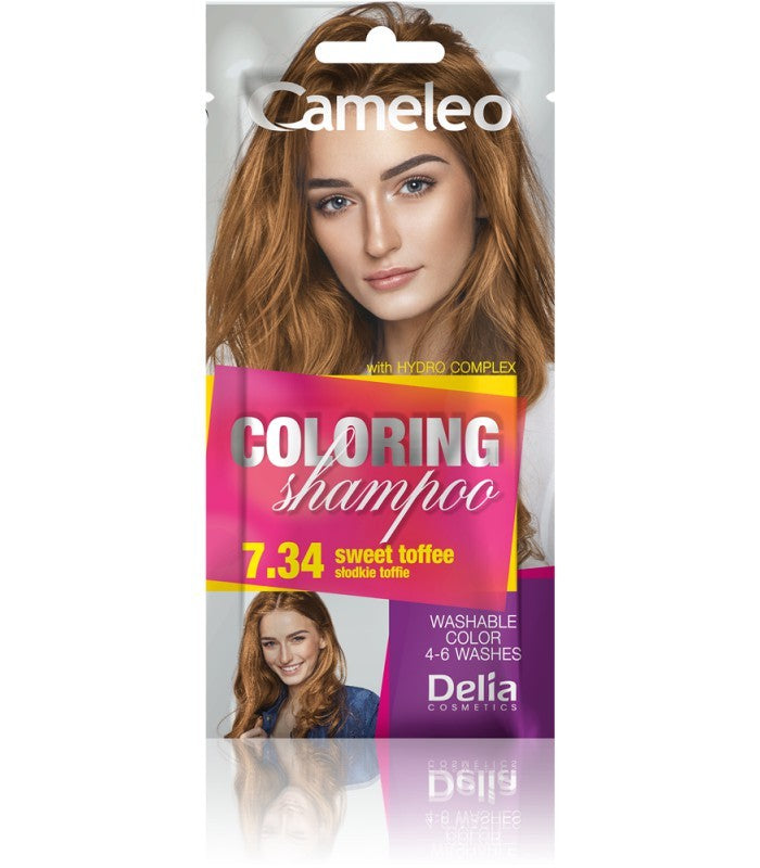 Delia Cosmetics Cameleo Coloring Shampoo No. 7.34 Sweet Toffee 1 piece | Vaistine1.lt | WestPharmacy.eu