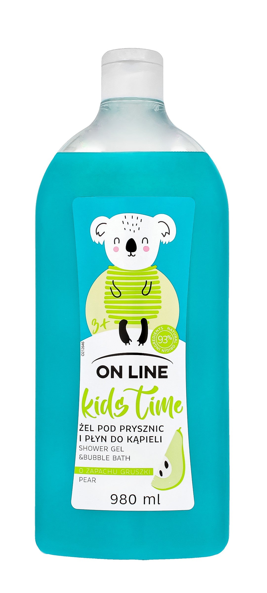 On Line Kids Time 2-in-1 Shower Gel and Bath for Children - Pear Scent 980ml | Vaistine1.lt | WestPharmacy.eu