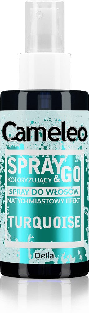 Delia Cosmetics Cameleo Spray & Go Hair Coloring Spray - TURQUOISE 150ml | Vaistine1.lt | WestPharmacy.eu